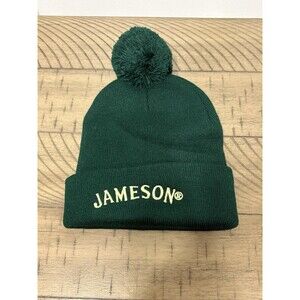 Jameson Irish Whiskey Promo Beanie Stocking Winter Cap Green Solid
